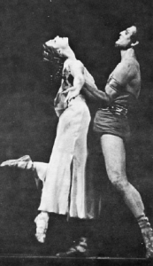 Maya Plisetskaya as Phyrigia and Dmitri Begak as Spartacus in Yacobson's Spartacus
