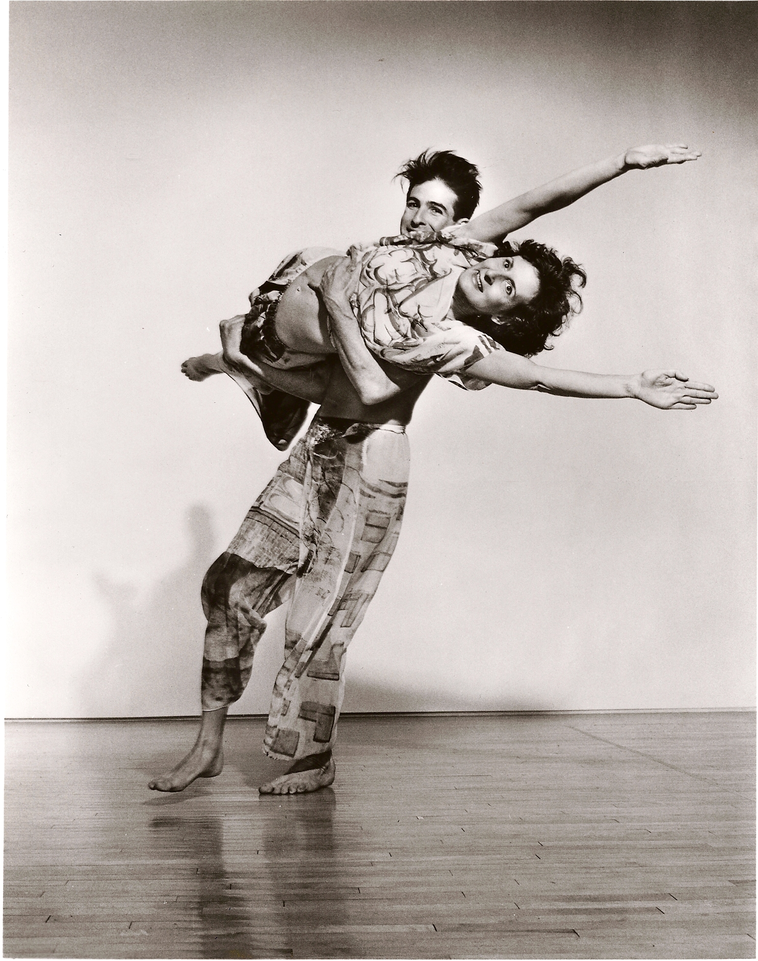 Stephen Petronio and Trisha Brown in Set and Reset, photo © Lois  Greenfield