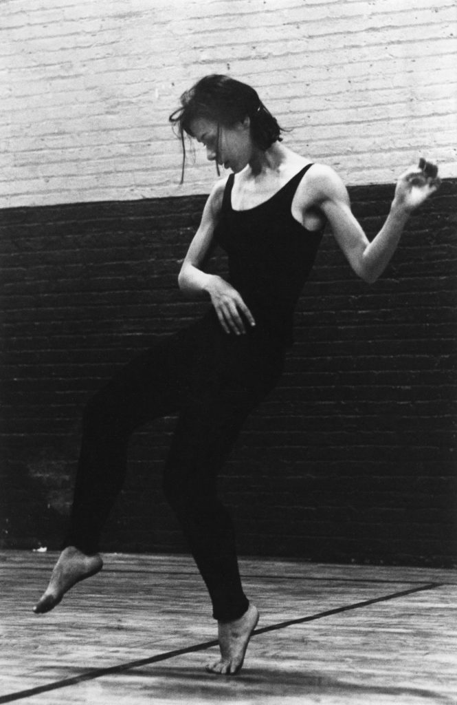 Yvonne Rainer in Three Seascapes, 1963 at Judson Church, photo © Al Giese